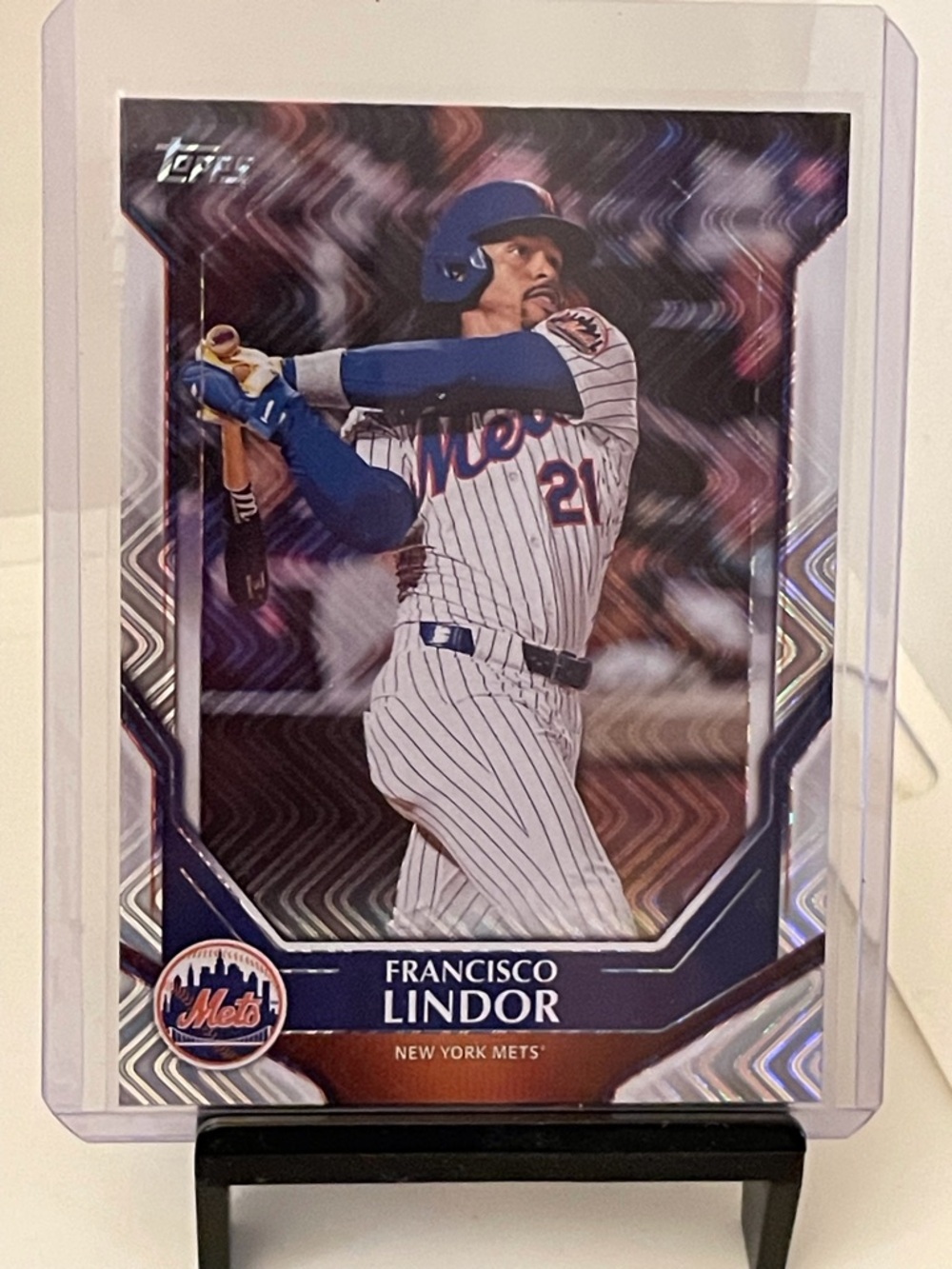 Francisco Lindor 2026 Topps Collectors Wave Parallel-New York Mets